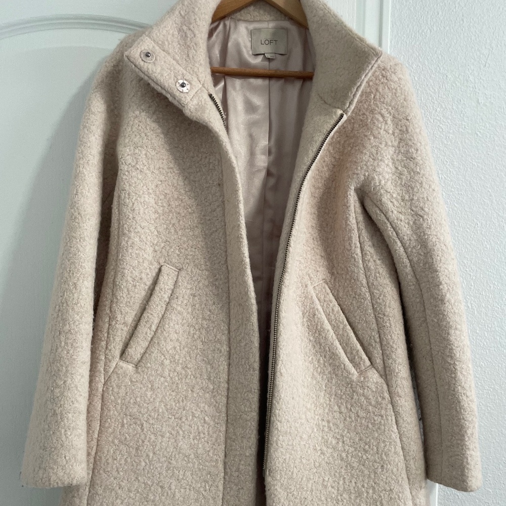 Cream Loft dressy coat